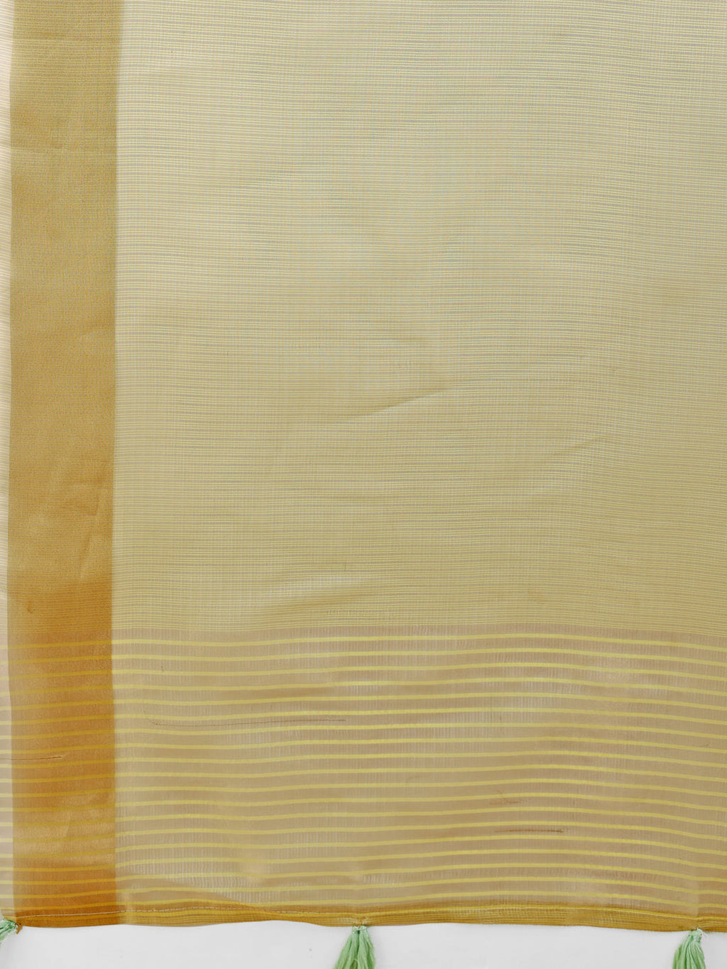 Shree Shyam Fashion Elegant Light Yellow Organza Saree with Zari Border | Lightweight Transparent Saree with Blouse Piece for Festive & Daily Wear
