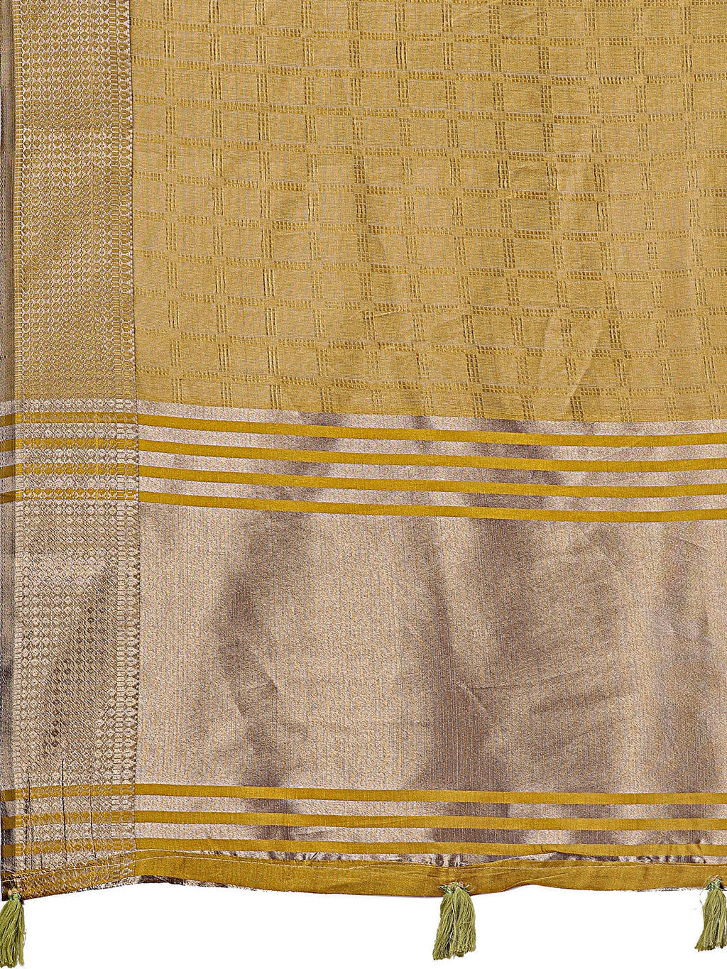 Shree Shyam Fashion Mustard Organza Saree with Golden Zari Border | Elegant Soft Lightweight Party Wear Saree with Blouse