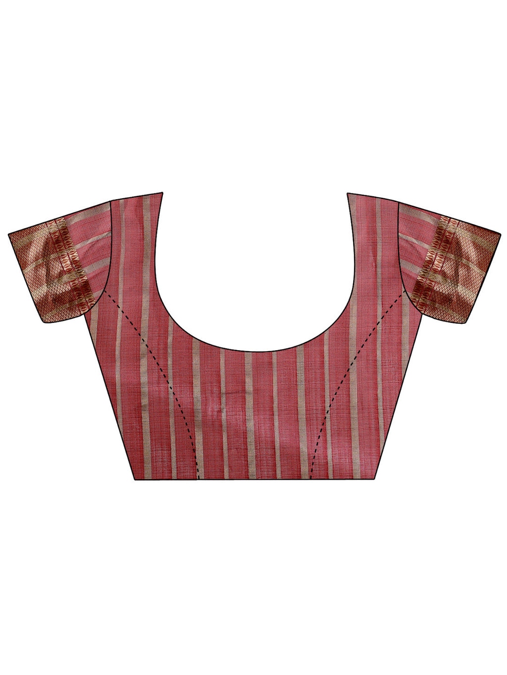 Shree Shyam Fashion Maroon Organza Woven Zari Work Traditional Tassel Saree