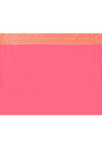 Joban Fashion Pink Peach Soft Pure Handloom Banarasi Silk Saree