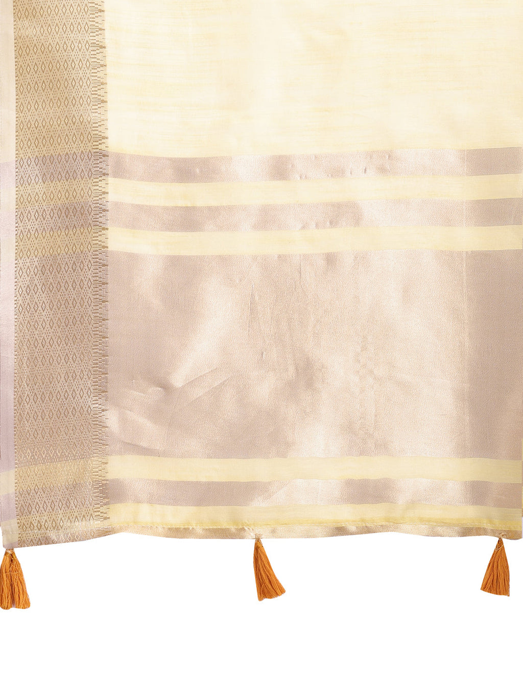 Shree Shyam Fashion Yellow Gold Cotton Ready-to-Wear Saree - Simplicity Meets Effortless Grace
