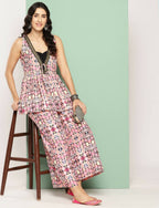 Ahalyaa Women's Traditional Wear Co-ods - Off-white - Distacart