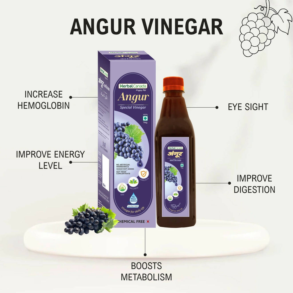 Herbal Canada Grapes Vinegar - Distacart