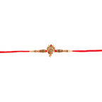 trueBrowns X Voylla Designer Ganesha Rakhi With Roli Chaawal Pack - Distacart