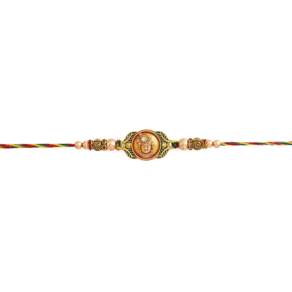 trueBrowns X Voylla Classic Divine Rakhi With Roli Chaawal Pack - Distacart