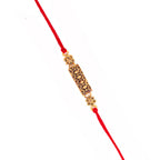 trueBrowns X Voylla Antique Floral Designer Rakhi With Roli Chaawal Pack - Distacart