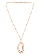 NVR Women Gold-Polished Oxidised Bohemian Necklace