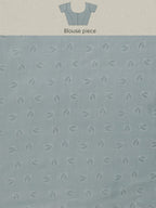 Gray Silk Blend Digital Print Floral Saree with Unstitched Blouse - Hiral Fashion
