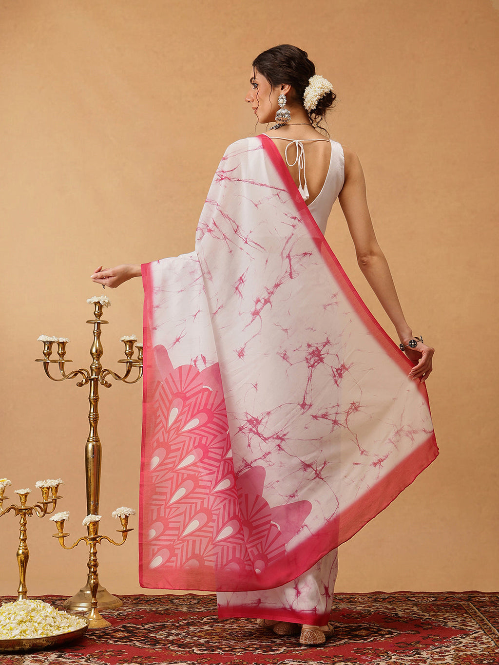 Hiral Fashion Pink Bollywood Mul Cotton Abstract Digital Printed Saree