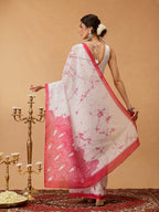 Hiral Fashion Pink Bollywood Mul Cotton Abstract Digital Printed Saree