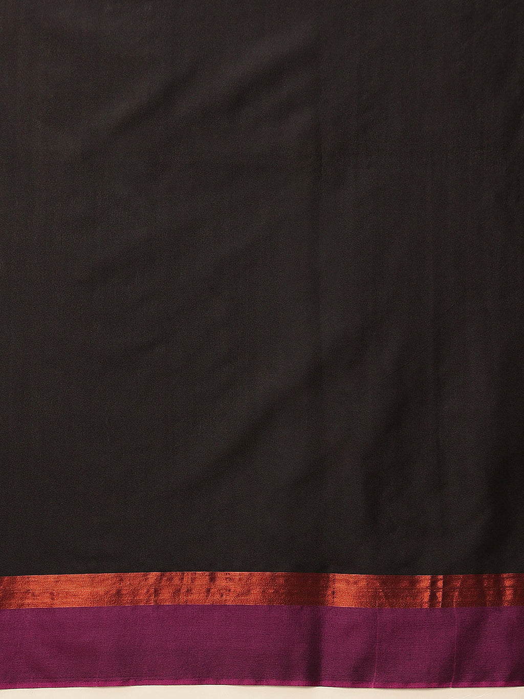 Hiral Fashion Black Banarasi Art Silk Solid Saree
