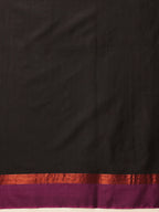 Hiral Fashion Black Banarasi Art Silk Solid Saree