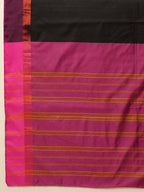 Hiral Fashion Black Banarasi Art Silk Solid Saree