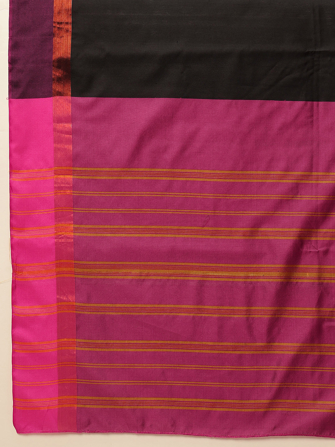 Hiral Fashion Black Banarasi Art Silk Solid Saree
