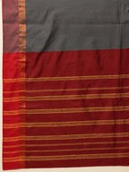 Hiral Fashion Grey Banarasi Art Silk Solid Saree