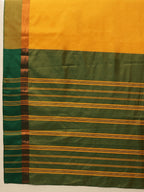 Hiral Fashion Mustard Banarasi Art Silk Solid Saree