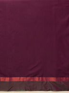 Hiral Fashion Purple Banarasi Art Silk Solid Saree