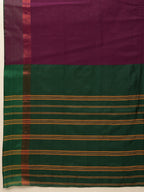 Hiral Fashion Purple Banarasi Art Silk Solid Saree