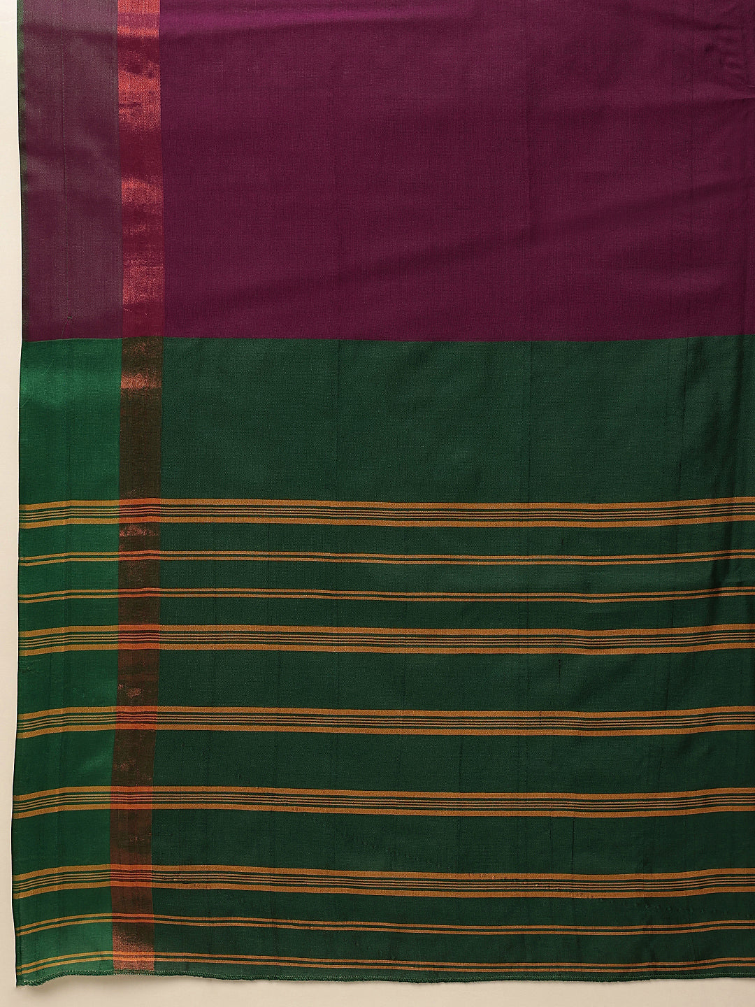 Hiral Fashion Purple Banarasi Art Silk Solid Saree