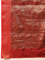 Hiral Fashion Black Banarasi Silk Woven Design Saree