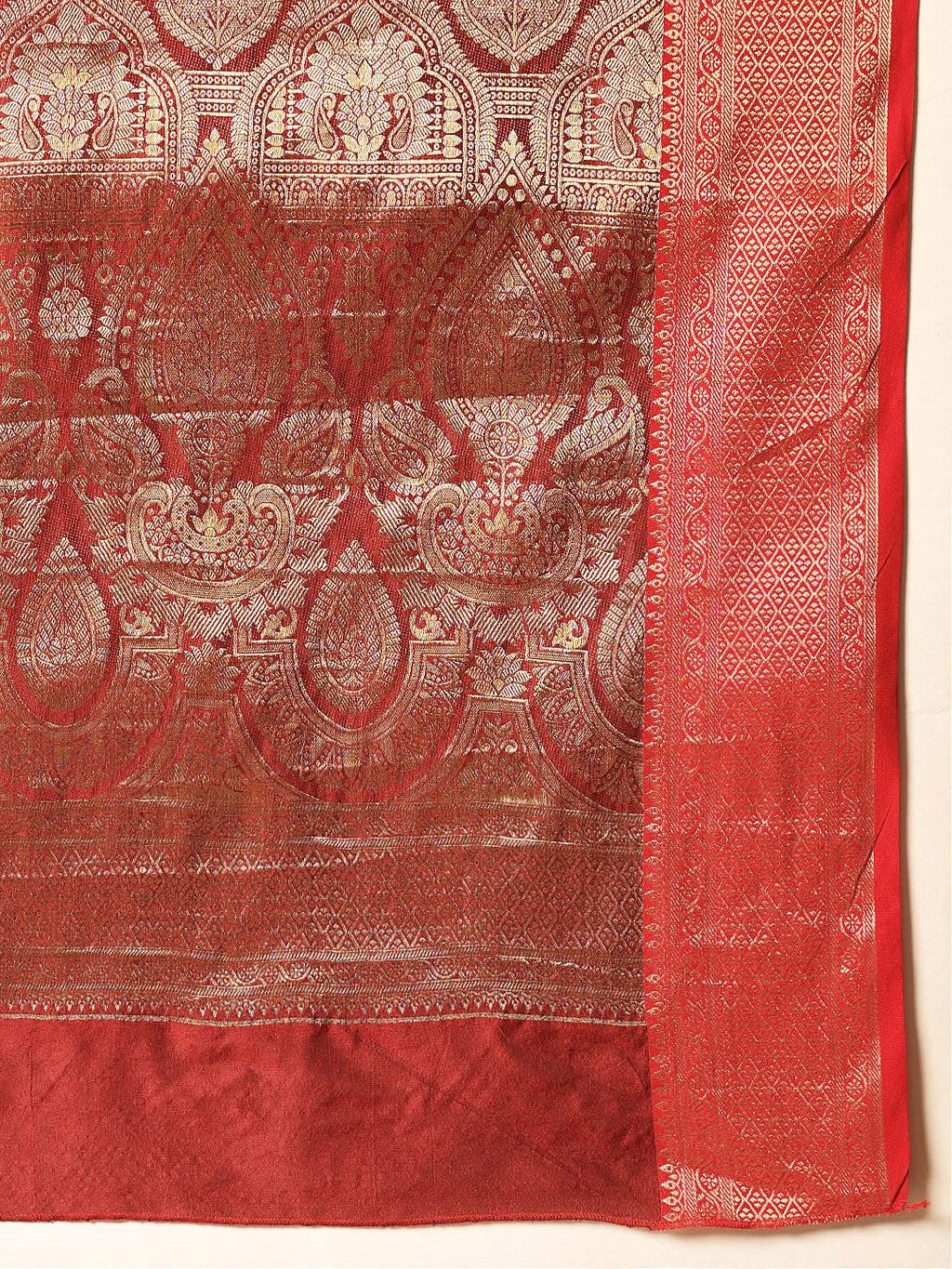 Hiral Fashion Green Banarasi Silk Woven Design Saree