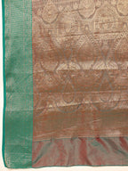 Hiral Fashion Red Banarasi Silk Woven Design Saree