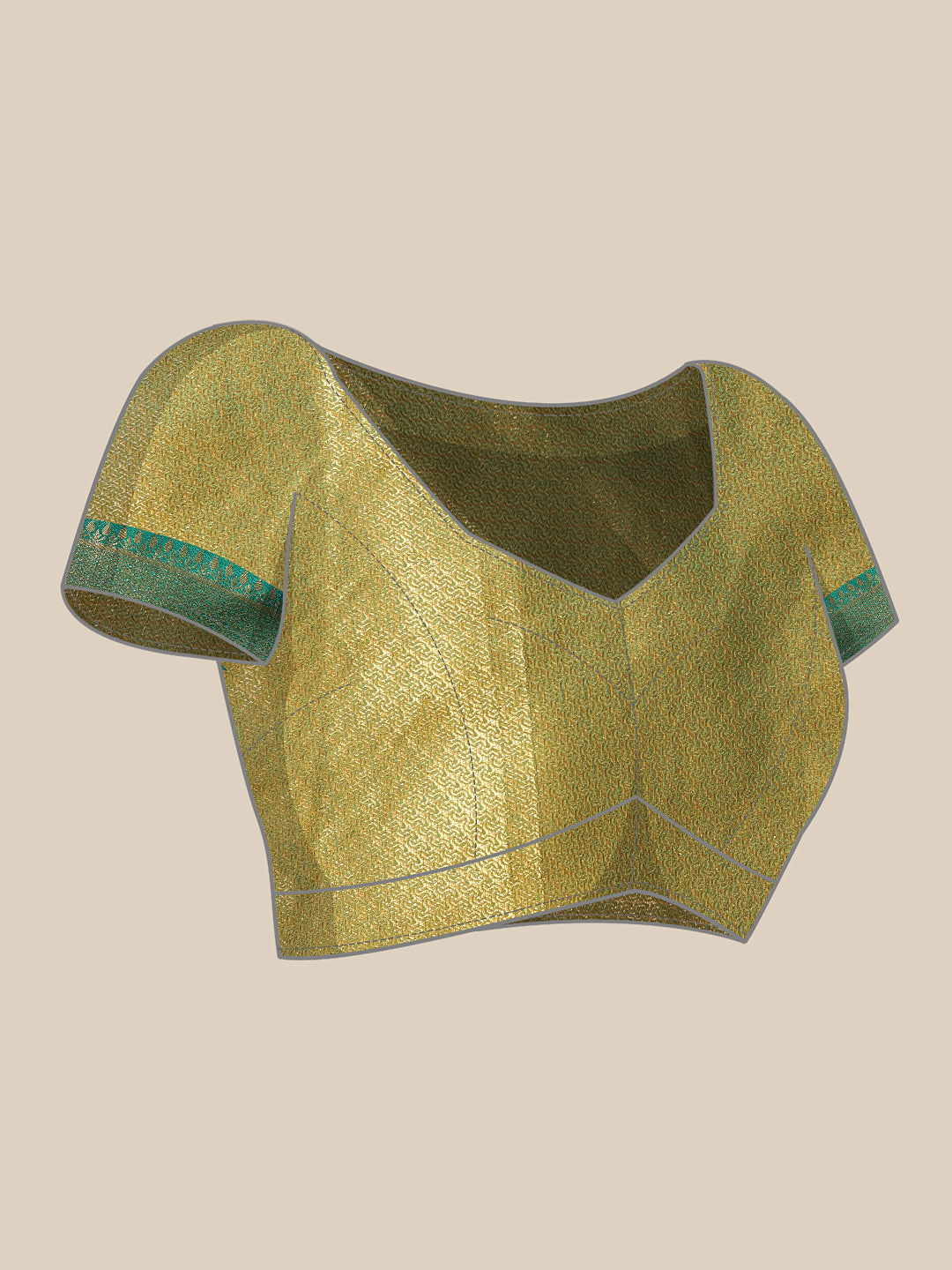 Hiral Fashion Yellow Banarasi Silk Woven Design Saree