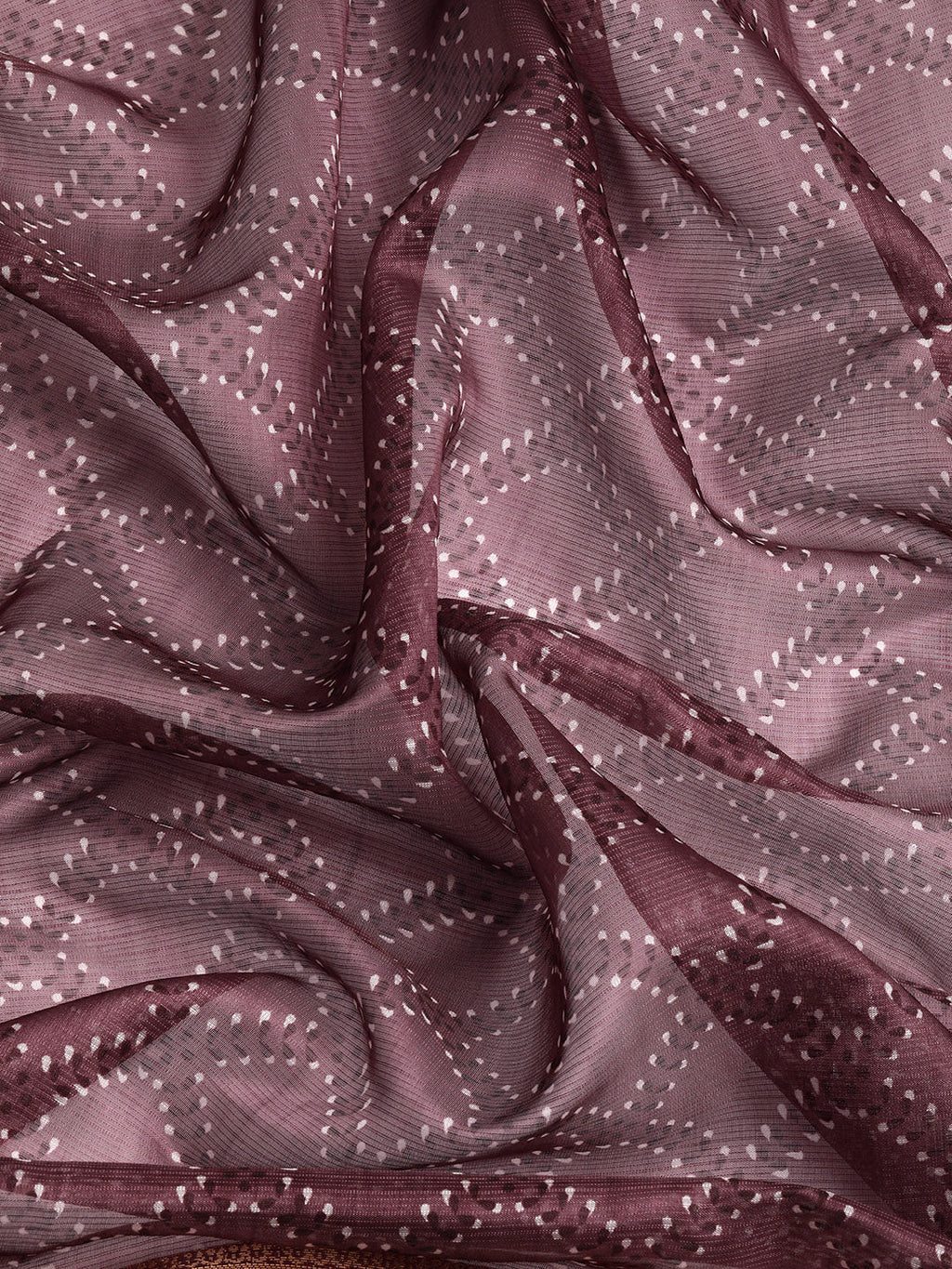 Purple Kanjeevaram Silk Digital Print Geomatric Saree with Unstitched Blouse - Hiral Fashion