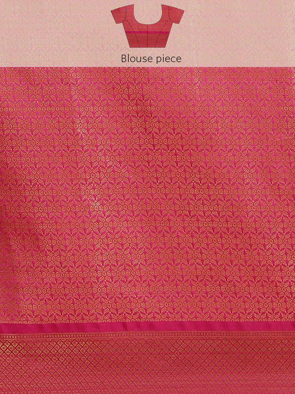 Green Art Silk Printed Polka Dots Saree with Unstitched Blouse - Hiral Fashion