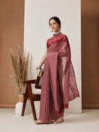 Hiral Fashion Maroon Bollywood Mul Cotton Abstract Digital Printed Saree