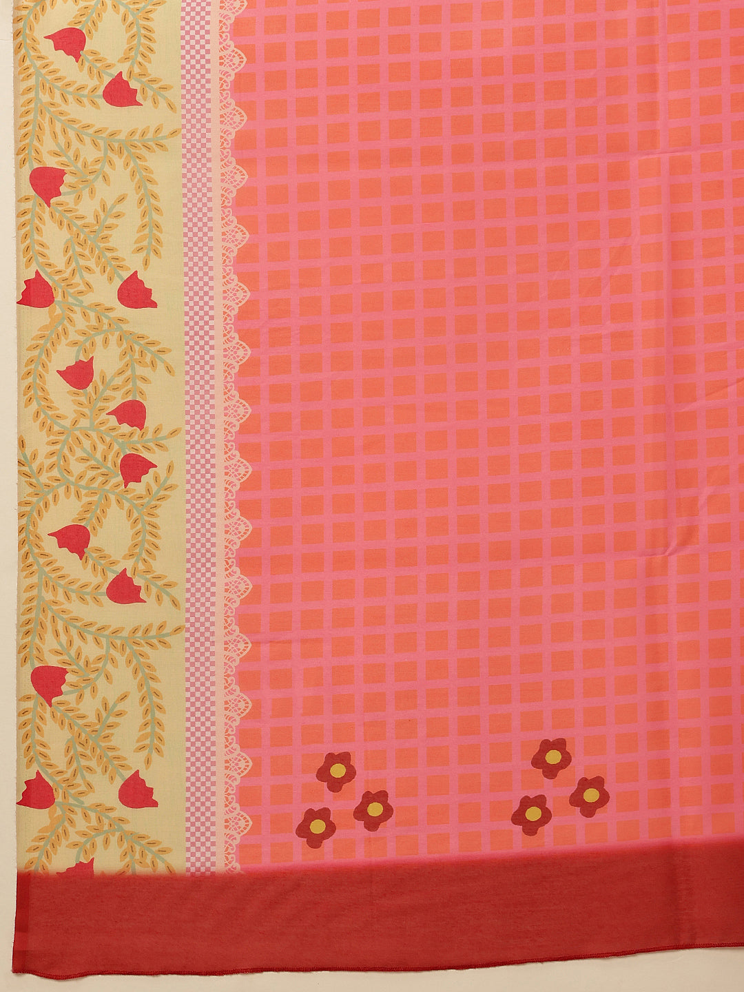 Hiral Fashion Pink Bollywood Mul Cotton Abstract Digital Printed Saree
