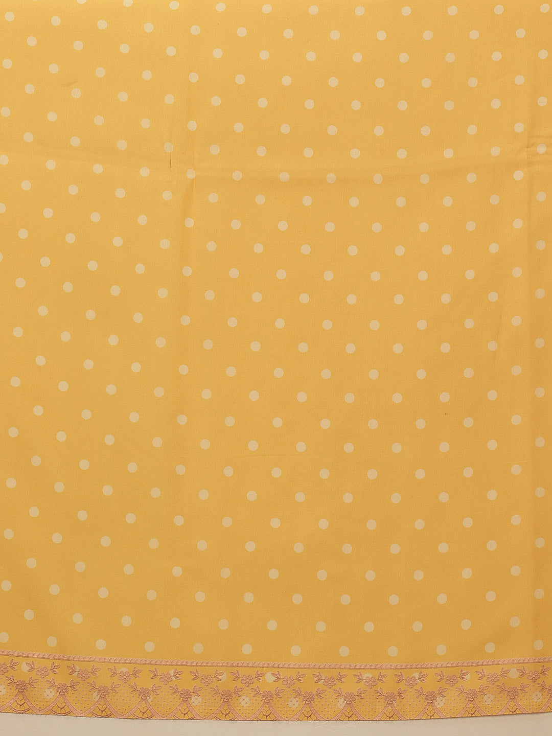 Hiral Fashion Mustard Bollywood Mul Cotton Polka Dots Digital Printed Saree