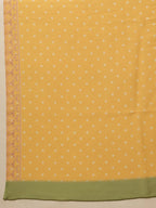 Hiral Fashion Mustard Bollywood Mul Cotton Polka Dots Digital Printed Saree