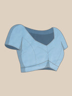 Hiral Fashion Blue Bollywood Mul Cotton Lahariya Digital Printed Saree