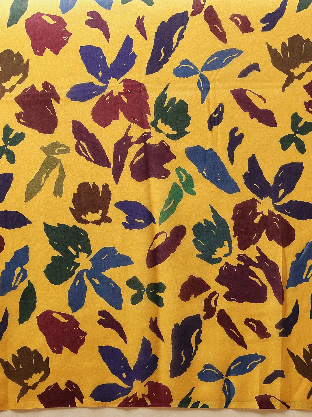 Hiral Fashion Yellow Bollywood Mul Cotton Floral Digital Printed Saree