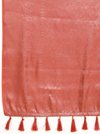 Multicolor Art Silk Woven Zari Design Floral Saree with Unstitched Blouse - Hiral Fashion