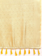 Multicolor Art Silk Woven Zari Design Floral Saree with Unstitched Blouse - Hiral Fashion