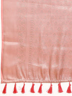 Multicolor Art Silk Woven Zari Design Floral Saree with Unstitched Blouse - Hiral Fashion