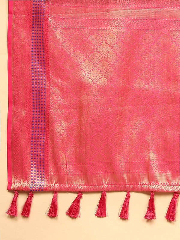 Beige Art Silk Digital Print Floral Saree with Unstitched Blouse - Hiral Fashion