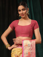 Mustard Art Silk Digital Print Floral Saree with Unstitched Blouse - Hiral Fashion