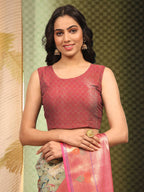 Multicolor Art Silk Digital Print Floral Saree with Unstitched Blouse - Hiral Fashion