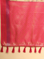 Multicolor Art Silk Digital Print Floral Saree with Unstitched Blouse - Hiral Fashion
