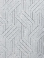 Gray Silk Cotton Digital Print Striped Saree with Unstitched Blouse - Hiral Fashion