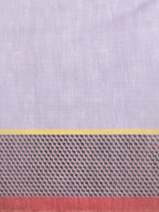Lavender Silk Cotton Digital Print Solid Saree with Unstitched Blouse - Hiral Fashion