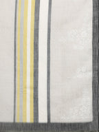 Gray Silk Cotton Digital Print Floral Saree with Unstitched Blouse - Hiral Fashion