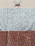 Multicolor Pure Silk Digital Print Floral Saree with Unstitched Blouse - Hiral Fashion