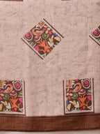 Hiral Fashion Multi Banarasi Silk Blend Floral Digital Printed Saree
