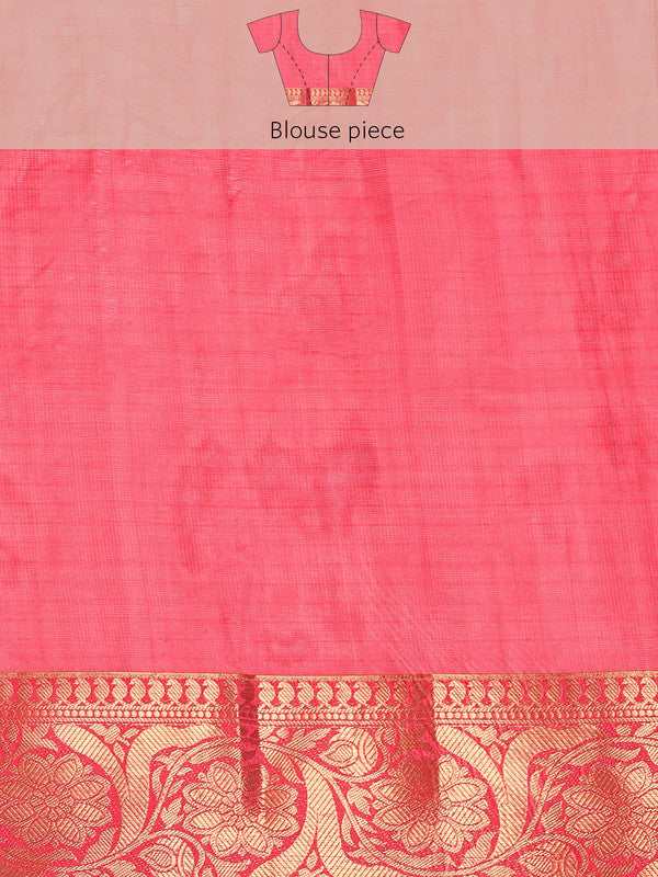 Off White Munga Silk Digital Print Animal Print Saree with Unstitched Blouse - Hiral Fashion