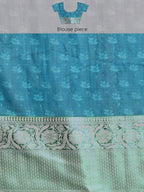 Olive Munga Silk Digital Print Animal Print Saree with Unstitched Blouse - Hiral Fashion