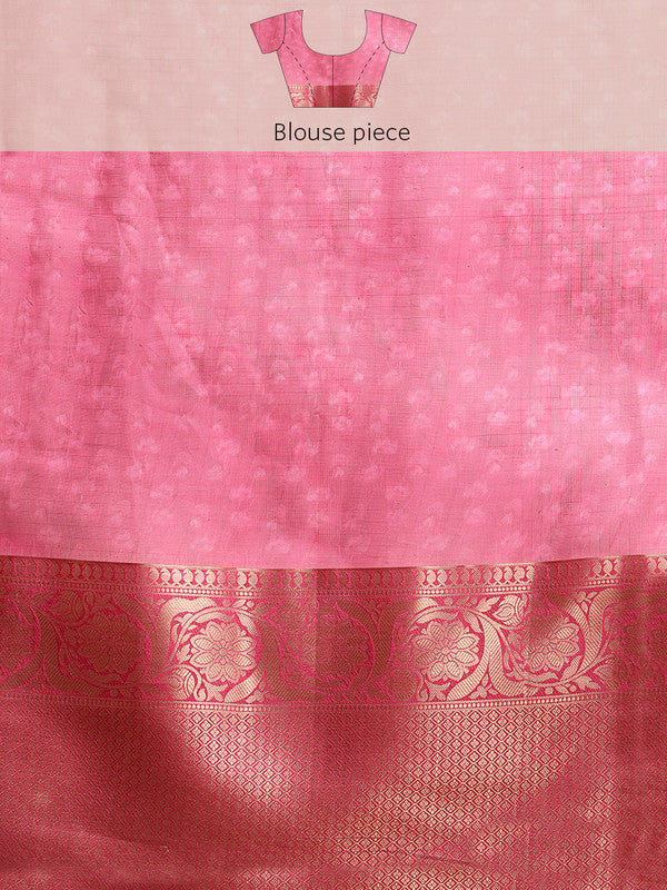 Red Munga Silk Digital Print Animal Print Saree with Unstitched Blouse - Hiral Fashion